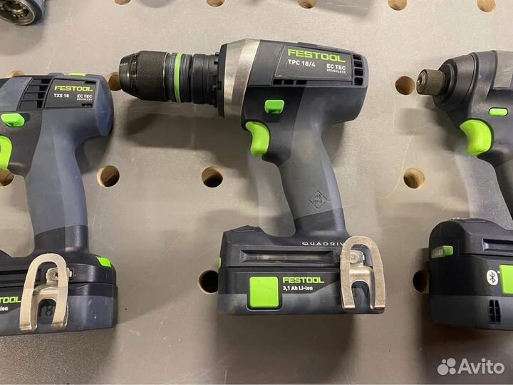 Набор аккумуляторных шуруповертов Festool