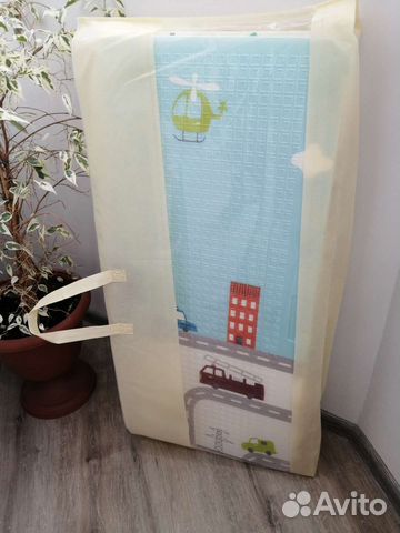 Коврик складной двухсторонний 120*80