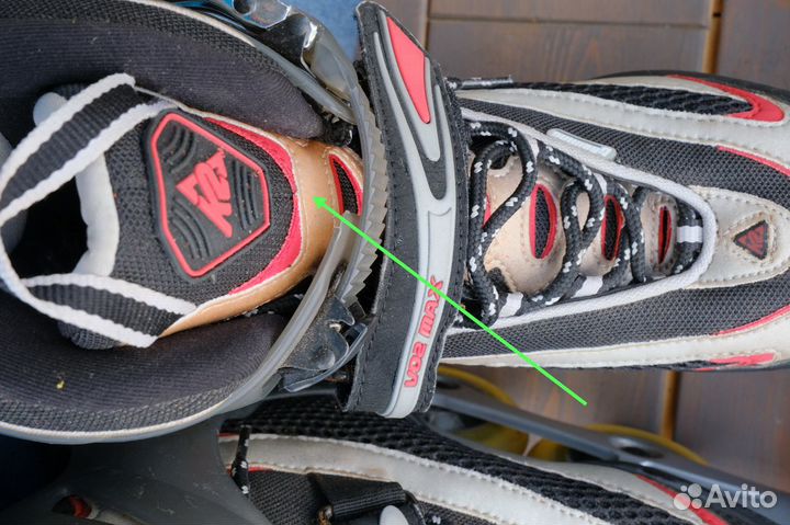 Роликовые коньки k2 vo2 max 90mm 42рр, 27,5см