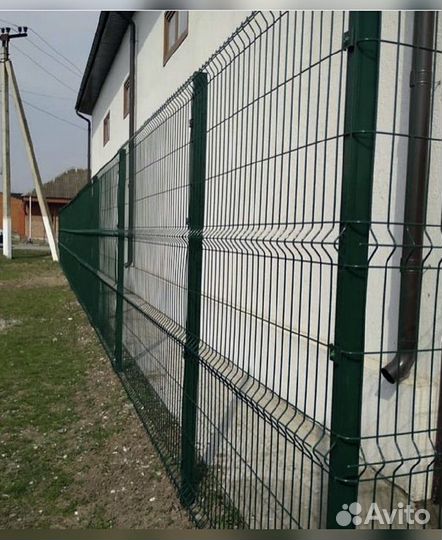 Сетка для забора 3d