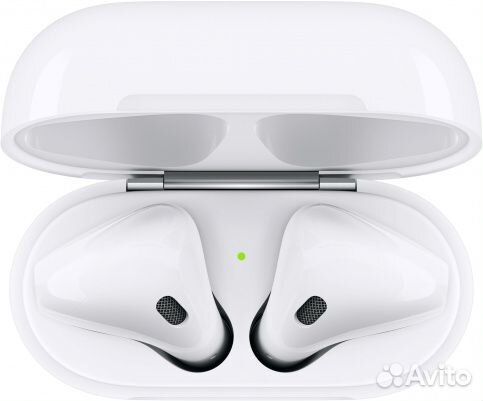 Наушники Apple AirPods 2 с зарядным футляром MV7N