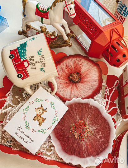 Изделия из эпоксидной смолы/ёлочные игрушки