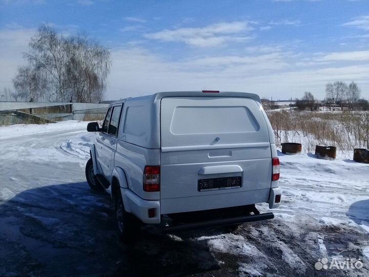 Кунг окрашенный на пикап УАЗ патриот