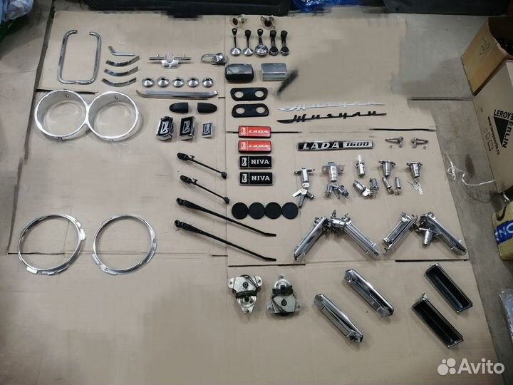 Новые молдинги хром ваз