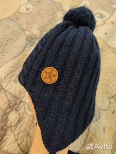 Шапка весна-осень на мальчика 46-48