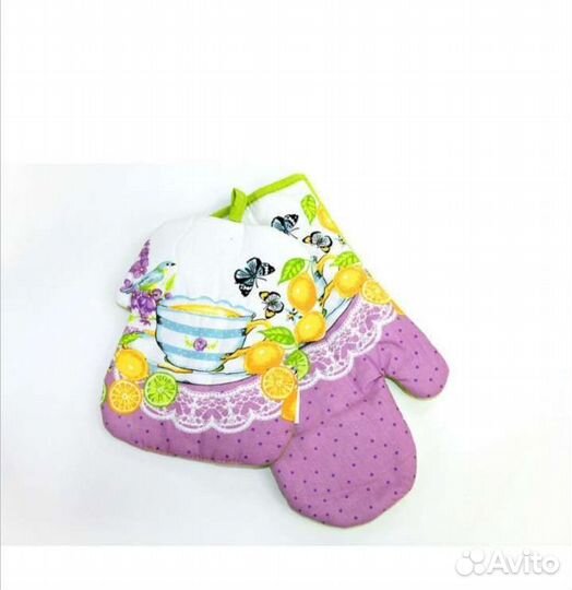 Набор для кухни, рукавица и прихватка