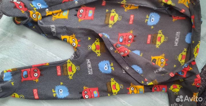 Флисовый комбинезон 80