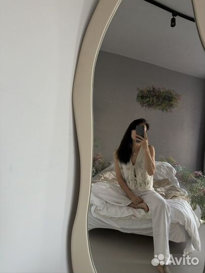 Льняная жилетка