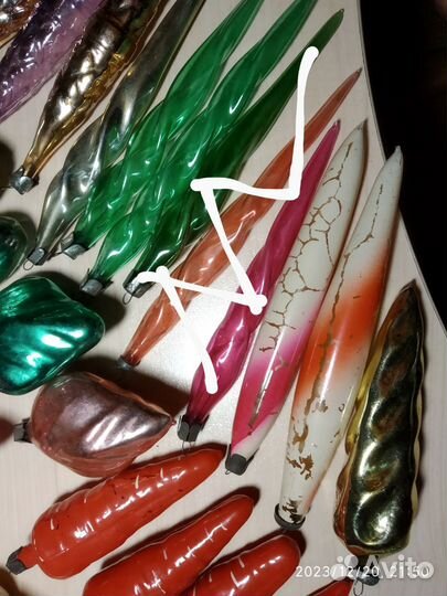 Ёлочные новогодние игрушки СССР