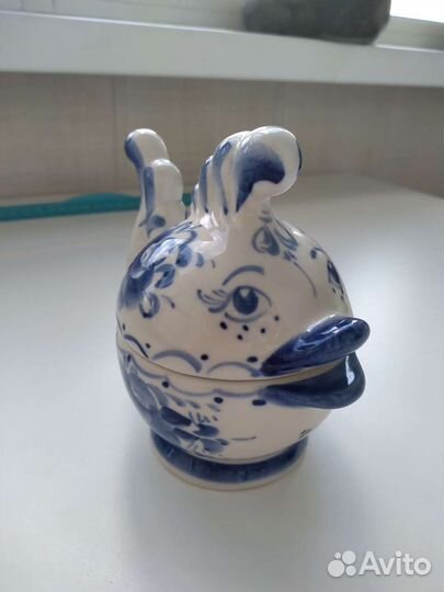 Икорница гжель