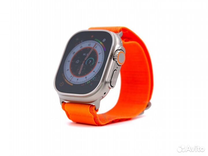 Watch Ultra 49 мм Titanium Case with Orange Alpine
