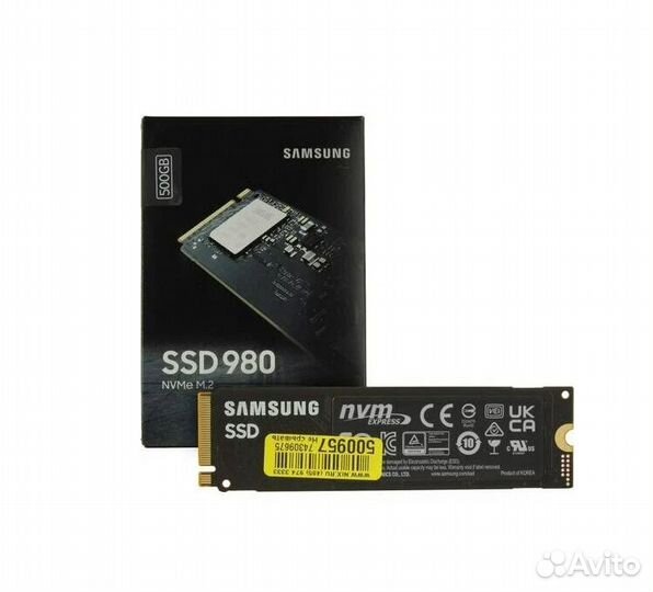 Внутренний SSD Samsung 500 гб M.2 MZ-V8V500BW