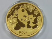 Золотая монета "Панда 2024", 30 г