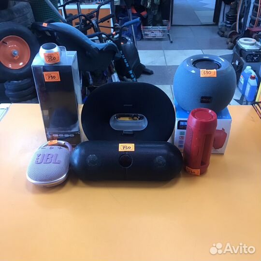 Блютуз колонки в ассортименте