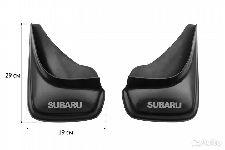 Брызговики универсальные Subaru черные