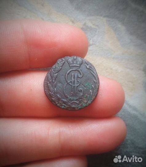 Денга 1768 Полушка 1768 сибирь