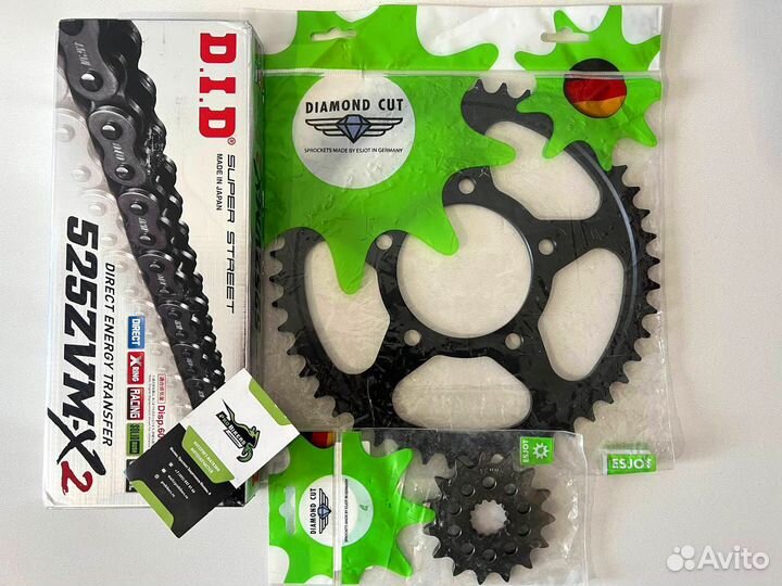 Цепь и звезды на BMW S1000XR 2015-2019