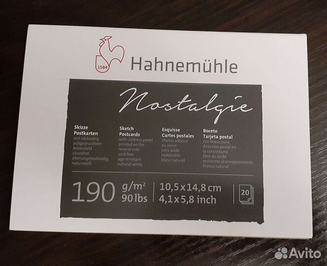 Бумага Hahnemuhle Nostalgie для открыток