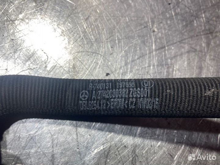 Трубка охлаждающей жидкости металлическая Mercedes