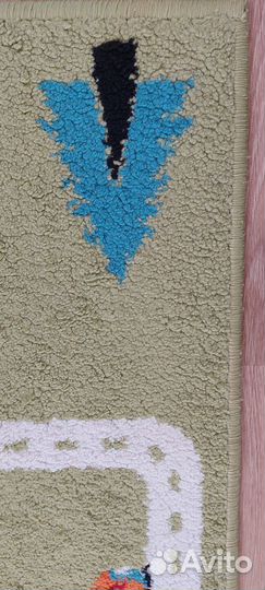 Ковёр детский зелёный 100*150см