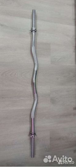 Гриф w-образный хром. d-30мм, L-120 см