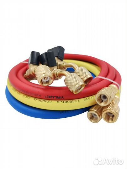 Заправочные шланги с вентилями value VRP-C-RYB R-4