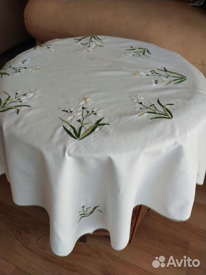 Скатерть кружево вышивка Германия