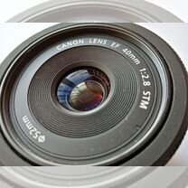 Светосильный Canon EF 40mm 1:2,8 STM с блендой