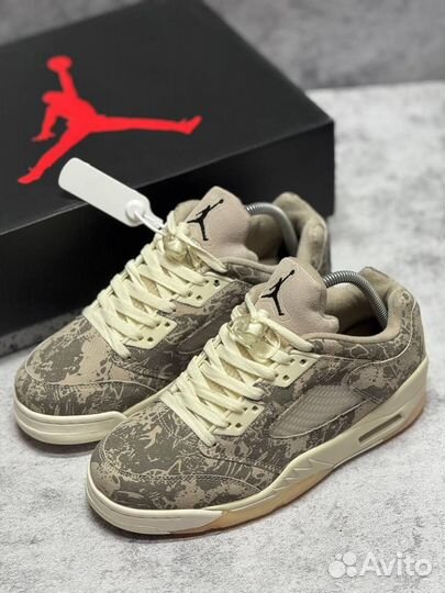 Кроссовки Nike PSG x Air Jordan 5 Low (Арт.21741)