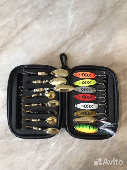 Набор блесен колебалки с вертушками
