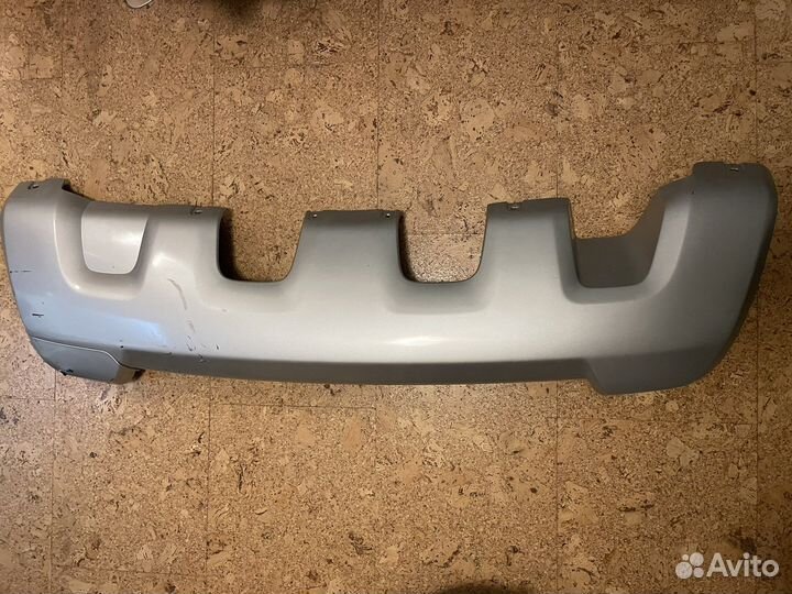 Накладка на задний бампер renault duster 2015-2021