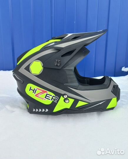 Мотокроссовый шлем hizer