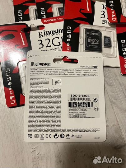 Карта памяти MicroSD Kingston 128GB