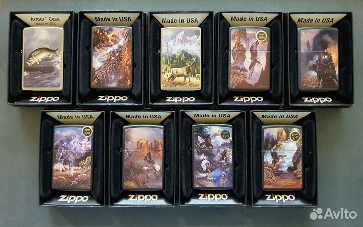 Зажигалки Zippo - Картины Теда Блейлока