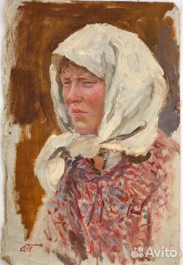 Пластов А.А. Академик Этюд к картине х/м