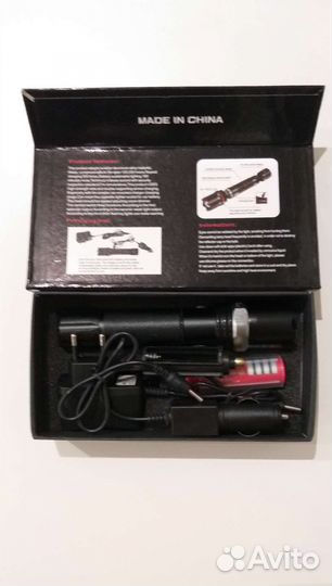 Фонарь ручной аккумуляторный zoom swat NB-W110