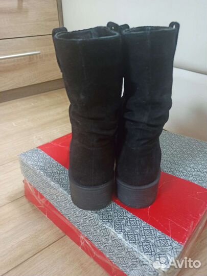 Полусапоги замшевые Calipso 38 р-р