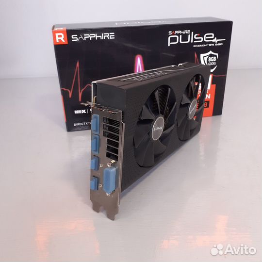 Видеокарта sapphire radeon RX 580 pulse 8Гб