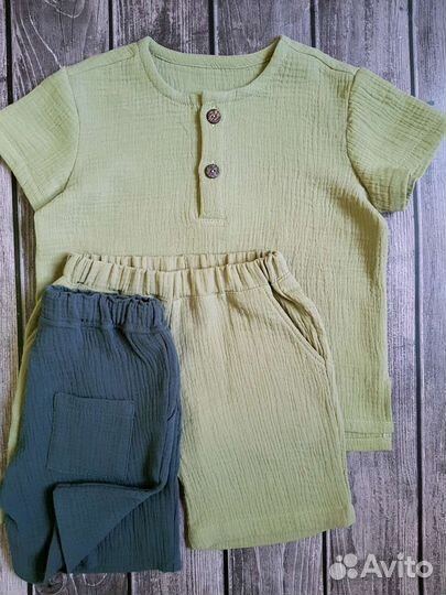 Комплект из муслина для мальчика 104