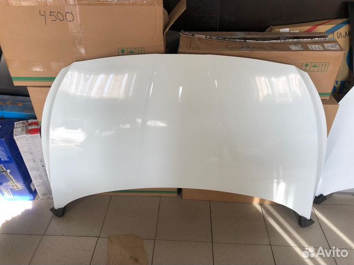 Капот Hyundai Solaris Белый 2015