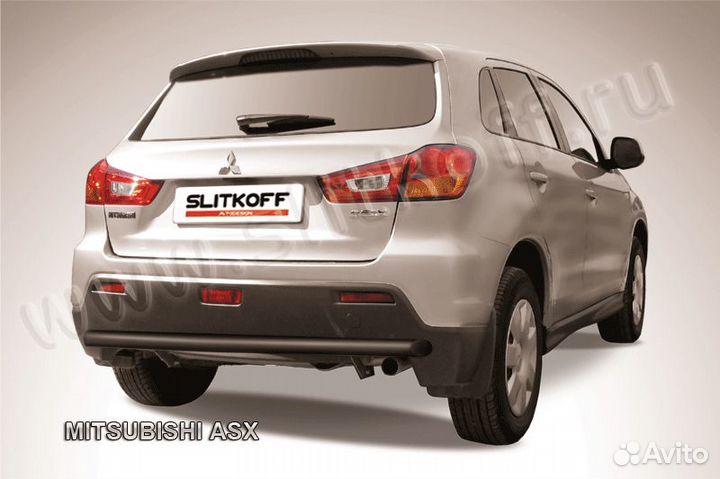 Защита заднего бампера d57 Mitsubishi ASX MAS013B