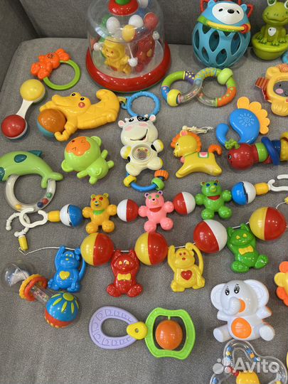 Детские игрушки пакетом для малышей (0-6мес)