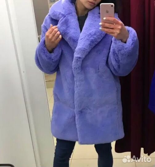 Шуба из эко меха