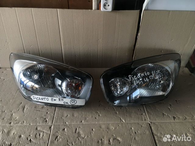 Picanto 11- Оригинал комплект фар