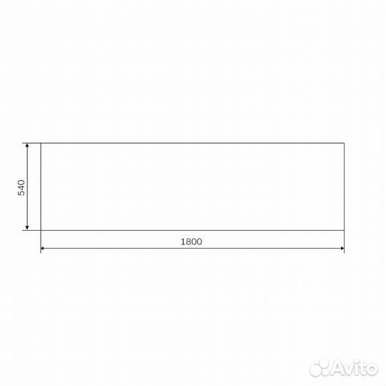 Фронтальная панель для ванны AM.PM Gem 180 W93A-180-070W-P Белая
