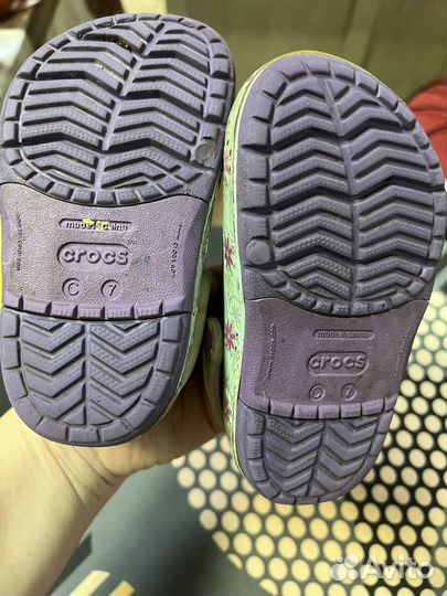 Сланцы crocs детские