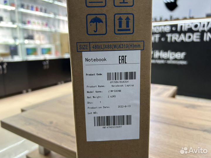 Новый Игровой ноутбук Hasee GTX 1650/i5 10300H