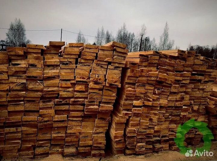 Доска дюймовка 25х100х6000 Хвойных пород