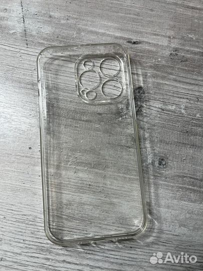 Силиконовый чехол для iPhone 14 Pro,прозрачный
