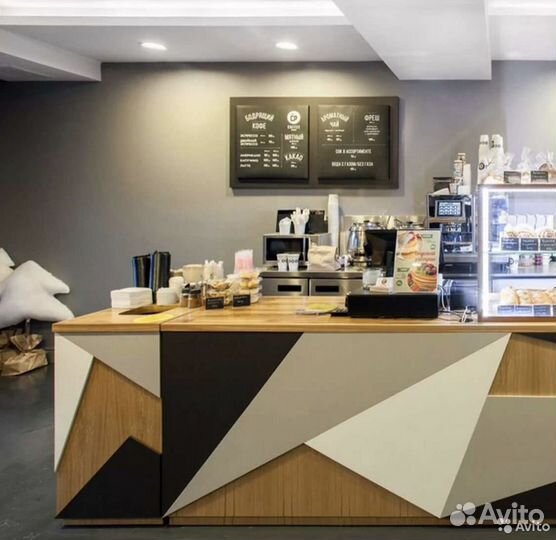 Стойка для кофейни, барная стойка для ТЦ